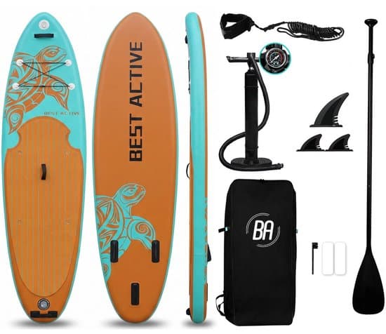 Best Active Ocean Turtle SUP Belastbaarheid /, 320×81 cm, max 150 kg