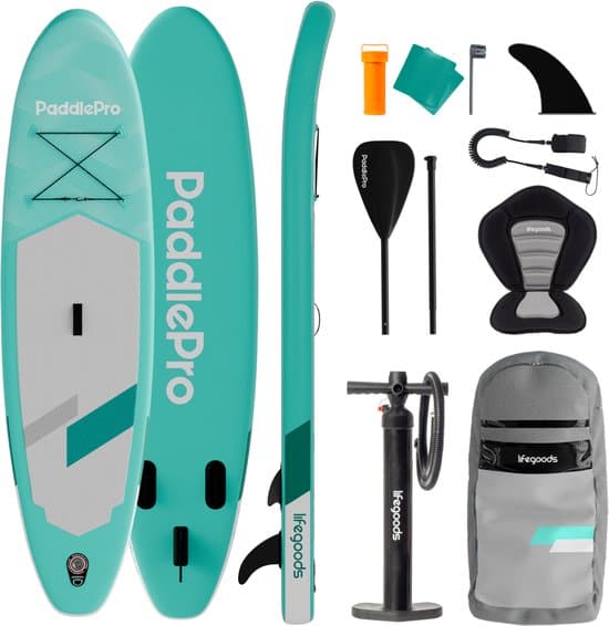 LifeGoods SUP Allround Compact 120 Kg Draagkracht, 300×76 cm, max 120 kg